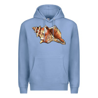 Colony Blue sea   shell Premium Hoodie - BarkalooDesign