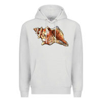 Dove Grey sea   shell Premium Hoodie - BarkalooDesign