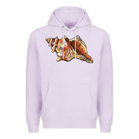Lilac sea   shell Premium Hoodie - BarkalooDesign