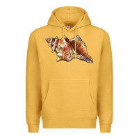 Mustard sea   shell Premium Hoodie - BarkalooDesign