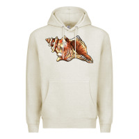 Oatmeal Heather sea   shell Premium Hoodie - BarkalooDesign