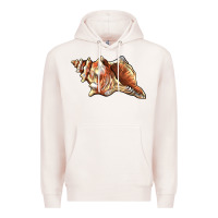 Pale Pink sea   shell Premium Hoodie - BarkalooDesign