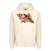 Sandshell sea   shell Premium Hoodie - BarkalooDesign