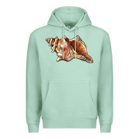 Seafoam sea   shell Premium Hoodie - BarkalooDesign
