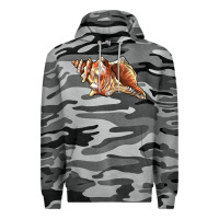 Slate Camo sea   shell Premium Hoodie - BarkalooDesign