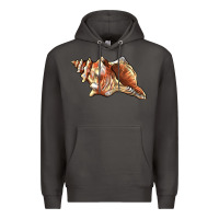 Smoke sea   shell Premium Hoodie - BarkalooDesign