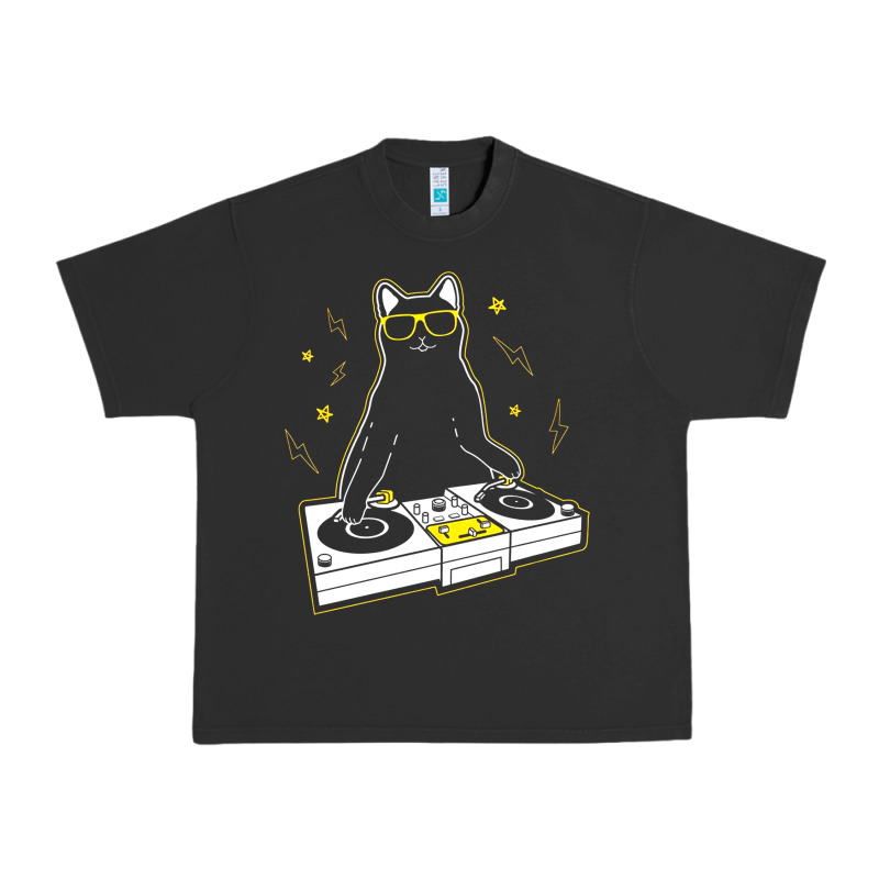 Cat Dj Urban Heavy Tee by artisFamous | Teevron