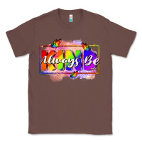 Chestnut Always be kind Classic Tee - FaDigitalArtStudio