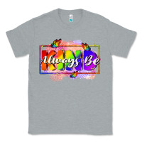 Heather Grey Always be kind Classic Tee - FaDigitalArtStudio