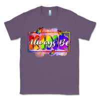 Lavender Always be kind Classic Tee - FaDigitalArtStudio