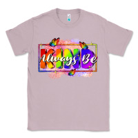 Lilac Always be kind Classic Tee - FaDigitalArtStudio
