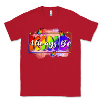 Red Always be kind Classic Tee - FaDigitalArtStudio