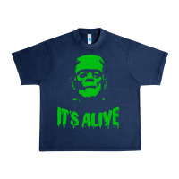 Navy frankenstein Urban Heavy Tee - artisFamous