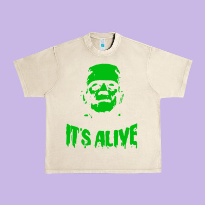 Frankenstein Urban Heavy Tee Designed By Artisfamous
