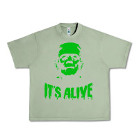 Oil Green frankenstein Urban Heavy Tee - artisFamous