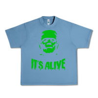 Pebble Blue frankenstein Urban Heavy Tee - artisFamous