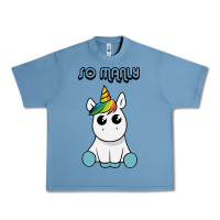 Pebble Blue so manly funny unicorn Urban Heavy Tee - artisFamous
