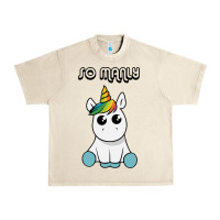 Sandshell so manly funny unicorn Urban Heavy Tee - artisFamous