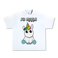 White so manly funny unicorn Urban Heavy Tee - artisFamous