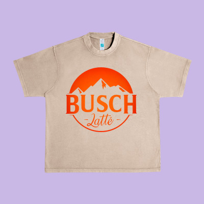 Busch Latte Urban Heavy Tee Designed By Artisfamous