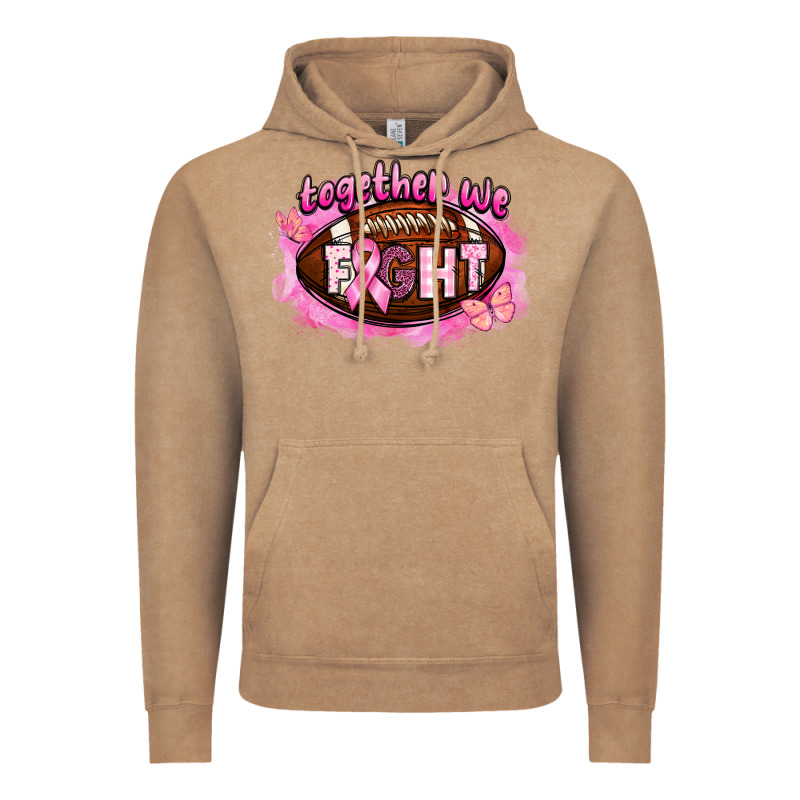 Together We Fight Football Vintage Hoodie by BarkalooDesign | Teevron