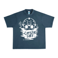 Midnight Navy camp crystal lake sweatshirt Urban Heavy Tee - artisFamous