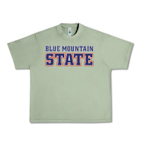 Oil Green blue mountain state Urban Heavy Tee - artisFamous