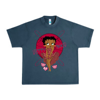 Midnight Navy Black Betty Boop Urban Heavy Tee - artisFamous