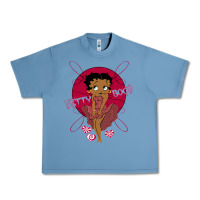 Pebble Blue Black Betty Boop Urban Heavy Tee - artisFamous