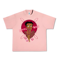 Salmon Black Betty Boop Urban Heavy Tee - artisFamous
