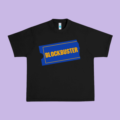 Blockbuster Ticket Urban Heavy Tee Designed By Artisfamous