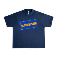 Navy blockbuster ticket Urban Heavy Tee - artisFamous