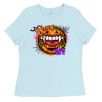 Baby Blue brite me Ladies Tee - CowhideDigitalArt