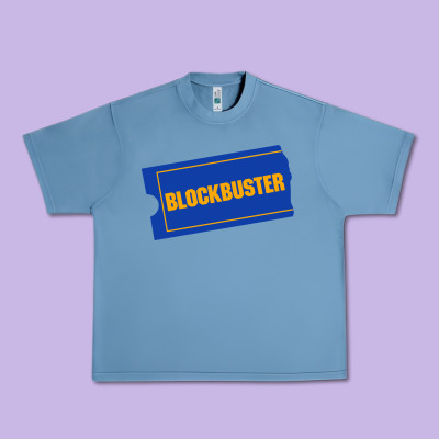 Blockbuster Ticket Urban Heavy Tee Designed By Artisfamous