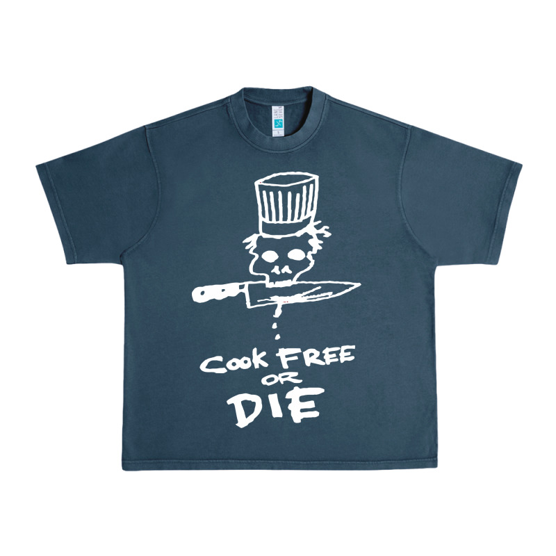 Bourdain Cook Free Or Die Urban Heavy Tee by artisFamous | Teevron