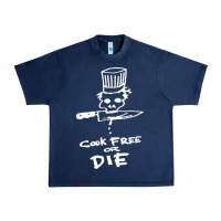 Bourdain Cook Free Or Die Urban Heavy Tee | Teevron