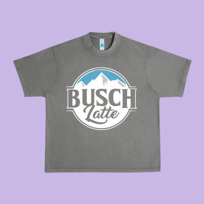 Busch Latte Urban Heavy Tee Designed By Artisfamous
