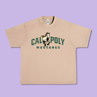 Cal Poly Mustangs Urban Heavy Tee Designed By Artisfamous