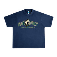 Navy cal poly mustangs Urban Heavy Tee - artisFamous