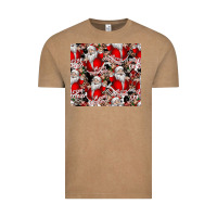 Vintage Coffee Merry Christmas Vintage Tee - CowhideDigitalArt