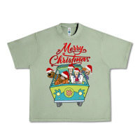Oil Green Scooby Doo merry christmas Urban Heavy Tee - artisFamous