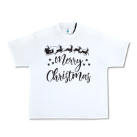 White merry christmas Urban Heavy Tee - artisFamous