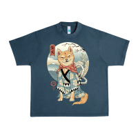Midnight Navy shiba inu dog japan Urban Heavy Tee - artisFamous