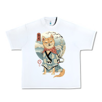White shiba inu dog japan Urban Heavy Tee - artisFamous