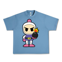 Pebble Blue bomberman Urban Heavy Tee - artisFamous