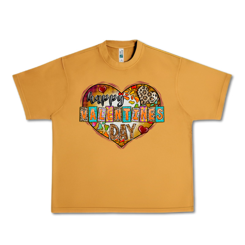Happy Valentınes Day Urban Heavy Tee by CowhideDigitalArt | Teevron