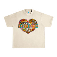 Sandshell Happy Valentınes Day Urban Heavy Tee - CowhideDigitalArt