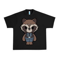 Black rocket racoon chibi Urban Heavy Tee - artisFamous