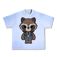 Grape Ice rocket racoon chibi Urban Heavy Tee - artisFamous