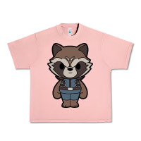 Salmon rocket racoon chibi Urban Heavy Tee - artisFamous